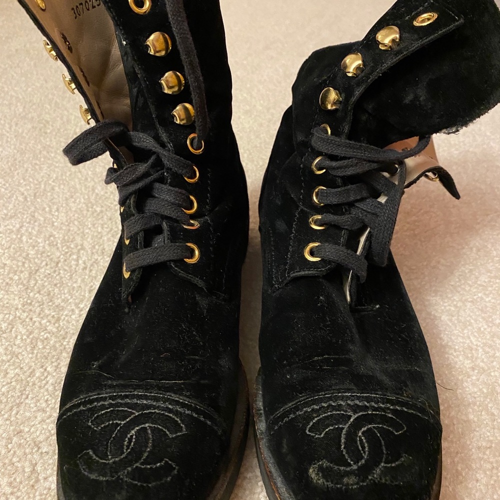 Channel Biker Boots - Picture 4 of 7